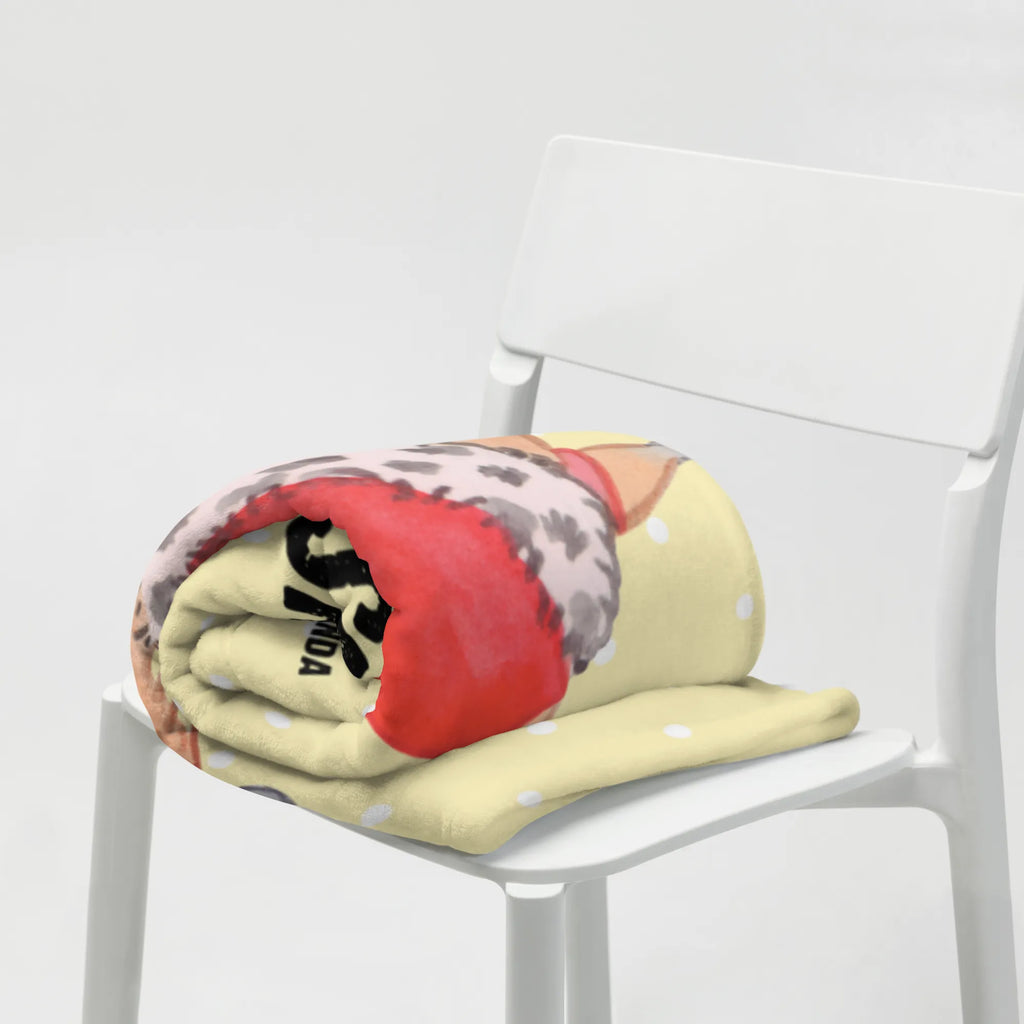 Baby blanket with name Capybara King small animals, cute, funny, cute animal motives, hand drawn, small world, funny sayings, good mood, happy, gifts, gift ideas, special gifts, animal lover, card