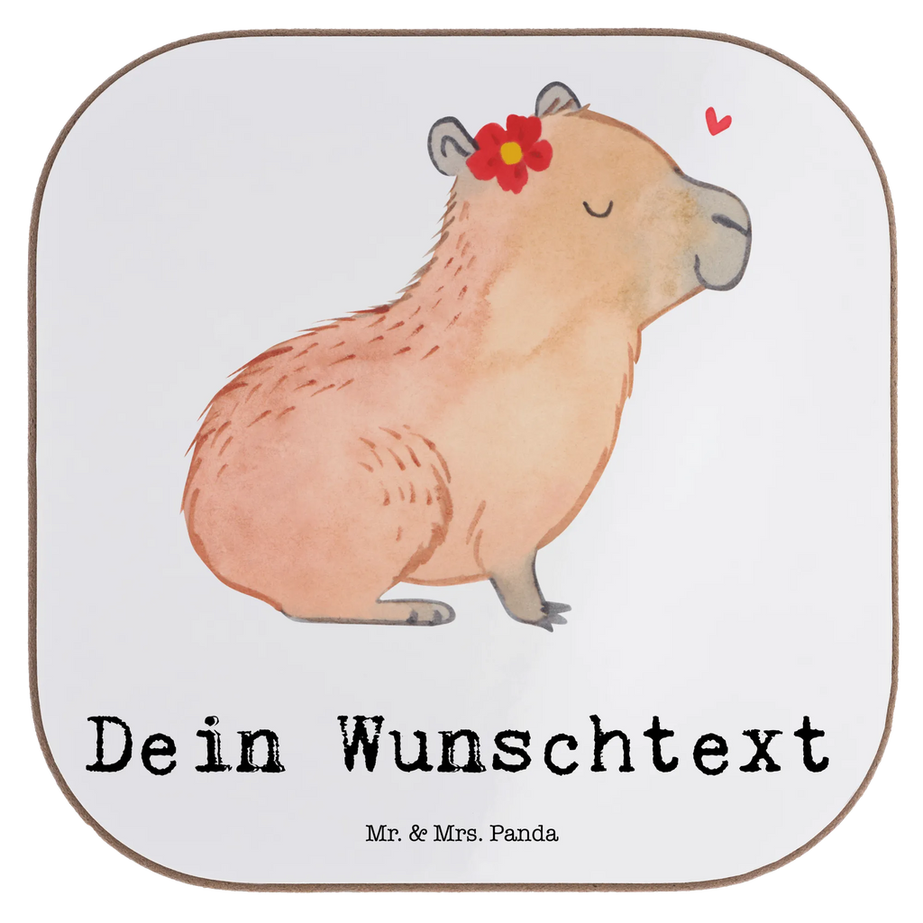 Personalisierter Untersetzer Capybara Blume Bedrucken, Peronalisierte Untersetzer Gläser, Personalisieren, Untersetzer mit Namen, Personalisierte Untersetzer, PErsonalisierte Bierdeckel, Personalisierte Glasuntersetzer, Personalisiert Getränkeuntersetzer, Namensaufdruck, Tiermotive, Gute Laune, lustige Sprüche, Tiere, Capybara