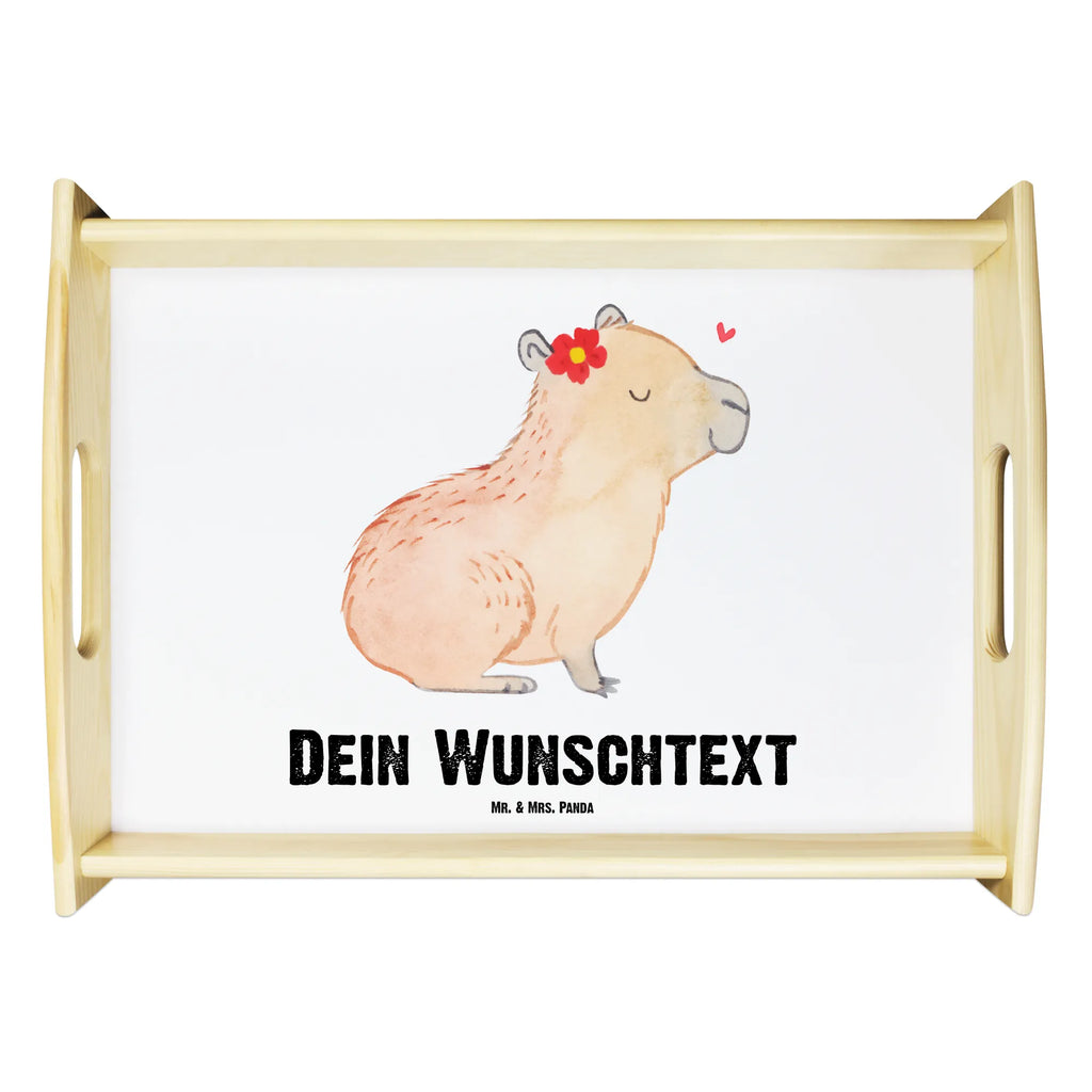 Personalisiertes Serviertablett Capybara Blume Betttablet, Personalisiertes Frühstückstablett, Personalisiertes Küchentablett, Service Tablett, Tablett mit Henkel, Personalisiertes Dekotablett, Personalisiertes Holztablett, Personalisiertes Tablett, Tablett mit Namen, Personalisiertes Serviertablett, Serviertablett mit Namen, Lustige Sprüche, Tiere, Tiermotive, Gute Laune, Capybara