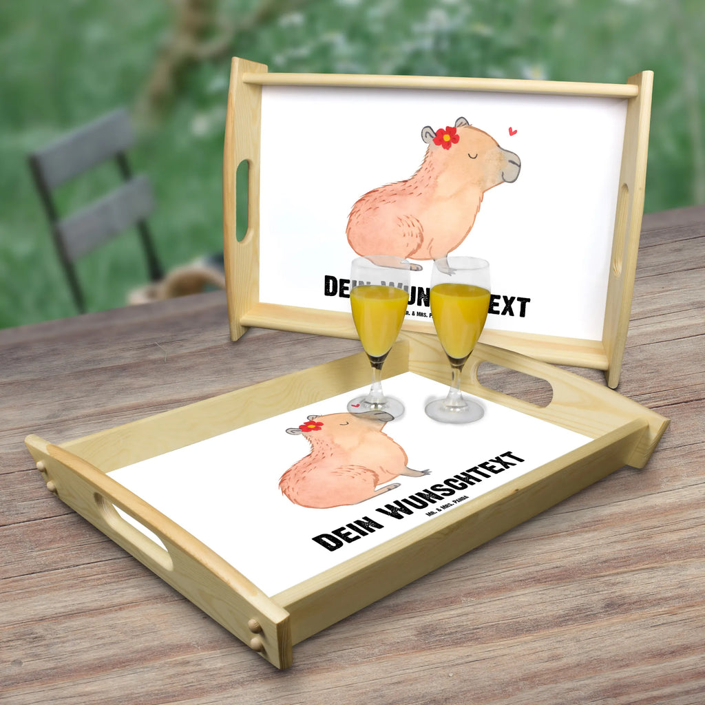 Personalisiertes Serviertablett Capybara Blume Betttablet, Personalisiertes Frühstückstablett, Personalisiertes Küchentablett, Service Tablett, Tablett mit Henkel, Personalisiertes Dekotablett, Personalisiertes Holztablett, Personalisiertes Tablett, Tablett mit Namen, Personalisiertes Serviertablett, Serviertablett mit Namen, Lustige Sprüche, Tiere, Tiermotive, Gute Laune, Capybara