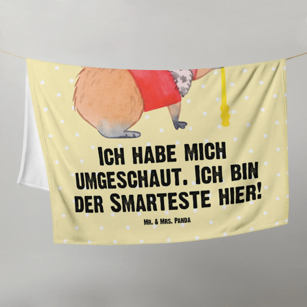 Baby blanket Capybara King small animals, cute, funny, cute animal motives, hand drawn, small world, funny sayings, good mood, happy, gifts, gift ideas, special gifts, animal lover, card