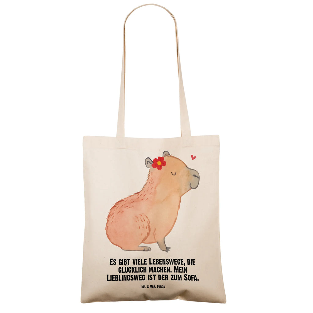 Tote bag Capybara flower shopper, shoulder bag, cotton bag, shopping bag, jute bag, pouch, cloth bag, Carrier bag, bag, small animals, cute, funny, cute animal motives, hand drawn, small world, funny sayings, good mood, happy, gifts, gift ideas, special gifts, animal lover, card