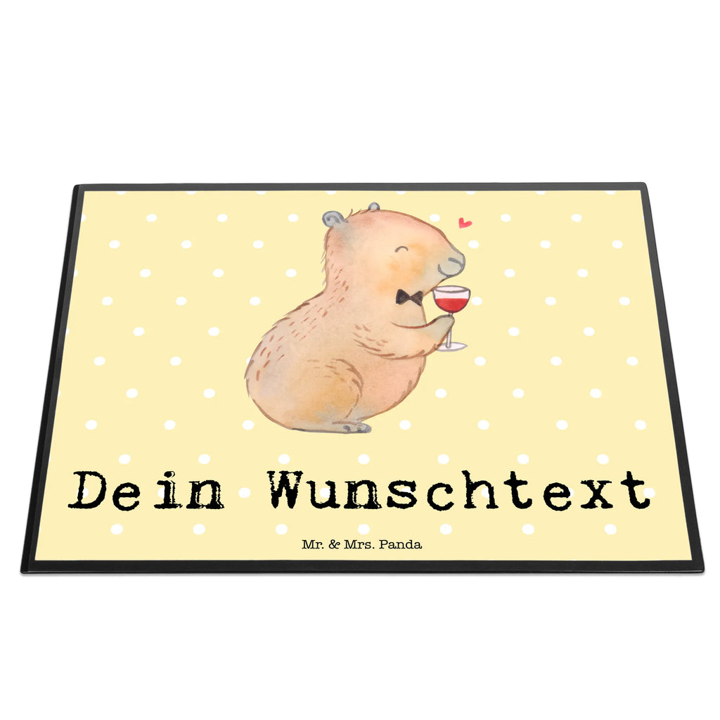 Personalisierte Schreibtischunterlage Capybara Wein Schreibtischauflage mit Namen, Personalisierte Schreibtisch Unterlagen, Selbst gestalten, Namenspersonalisierung, Schreibunterlage mit Namen, Schreibtisch Unterlagen mit Namen, Namensaufdruck, Personalisierte Schreibtischauflage, Personalisierte Schreibunterlage, Tiermotive, Gute Laune, lustige Sprüche, Tiere, Geschenk für Weinkenner, Handgezeichnetes Capybara, Liebe zum Wein Spruch, Heiterer Capybara, Adrette Tiere, Capybara Kunstwerk, Panda Handzeichnung, Capybara Weinflasche, Weintrinkendes Nagetier, Stilvolles Capybara, Wein Spaßbild, Capybara Zeichnung, Weinliebhaber Geschenk