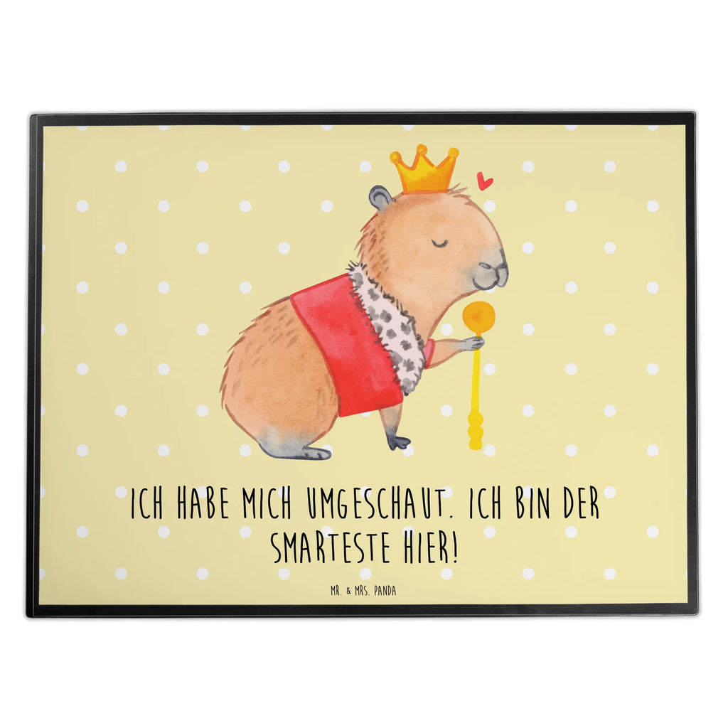 Schreibtischunterlage Capybara König Schreibunterlage, Schreibtischauflage, Schreibtisch Unterlagen, Bürobedarf, Schreibwaren, Schreibtischunterlage Groß, Büroartikel, Tiermotive, Gute Laune, lustige Sprüche, Tiere, Capybara, König