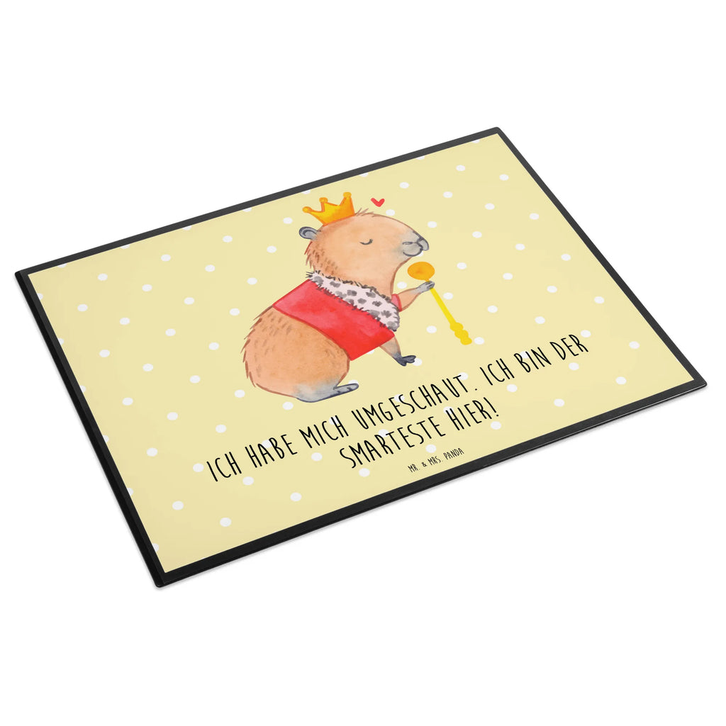 Schreibtischunterlage Capybara König Schreibunterlage, Schreibtischauflage, Schreibtisch Unterlagen, Bürobedarf, Schreibwaren, Schreibtischunterlage Groß, Büroartikel, Tiermotive, Gute Laune, lustige Sprüche, Tiere, Capybara, König