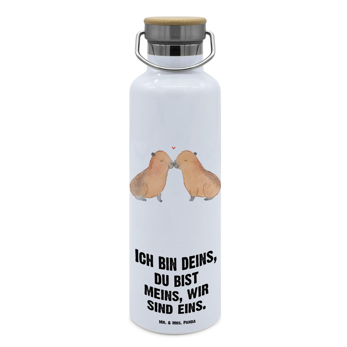 Drinks bottle Capybara love card, gift ideas, gifts, small animals, cute, cute animal motives, hand drawn, funny sayings, good mood, special gifts, animal lover