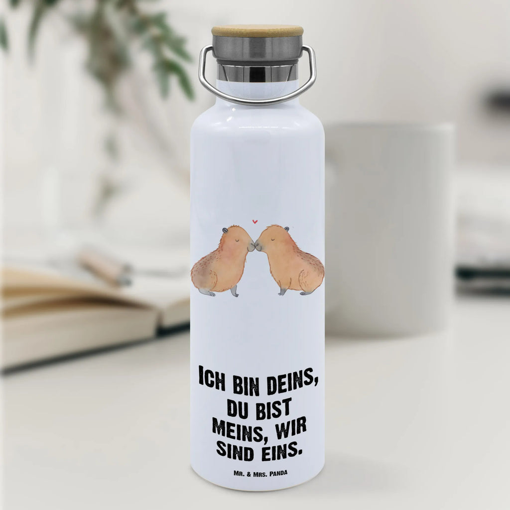 Drinks bottle Capybara love small animals, cute, funny, cute animal motives, hand drawn, small world, funny sayings, good mood, happy, gifts, gift ideas, special gifts, animal lover, card