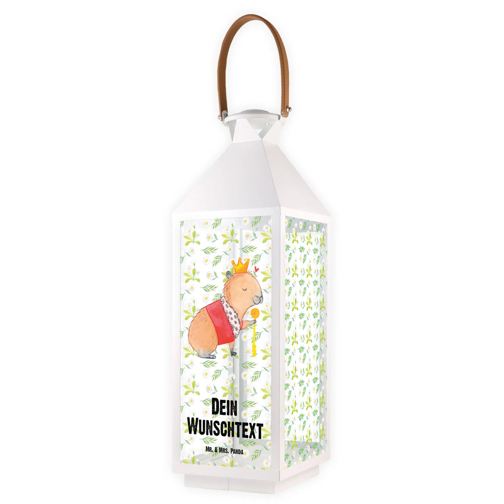 Personalized Decor Lantern Capybara King small animals, cute, funny, cute animal motives, hand drawn, small world, funny sayings, good mood, happy, gifts, gift ideas, special gifts, animal lover, card