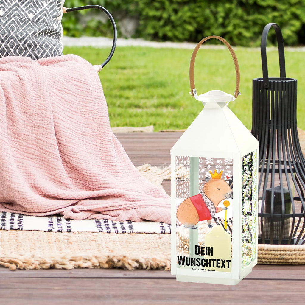 Personalized Decor Lantern Capybara King small animals, cute, funny, cute animal motives, hand drawn, small world, funny sayings, good mood, happy, gifts, gift ideas, special gifts, animal lover, card