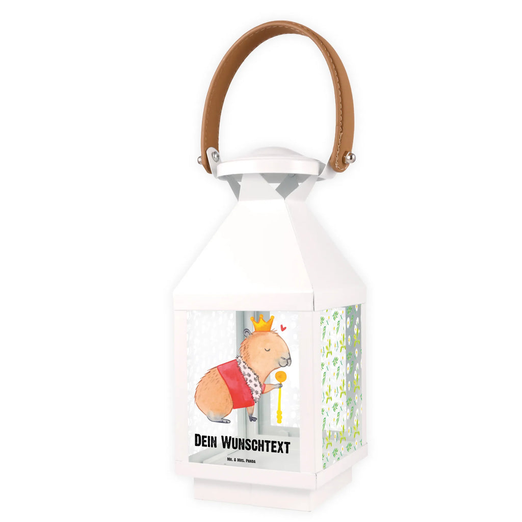 Personalized Decor Lantern Capybara King small animals, cute, funny, cute animal motives, hand drawn, small world, funny sayings, good mood, happy, gifts, gift ideas, special gifts, animal lover, card