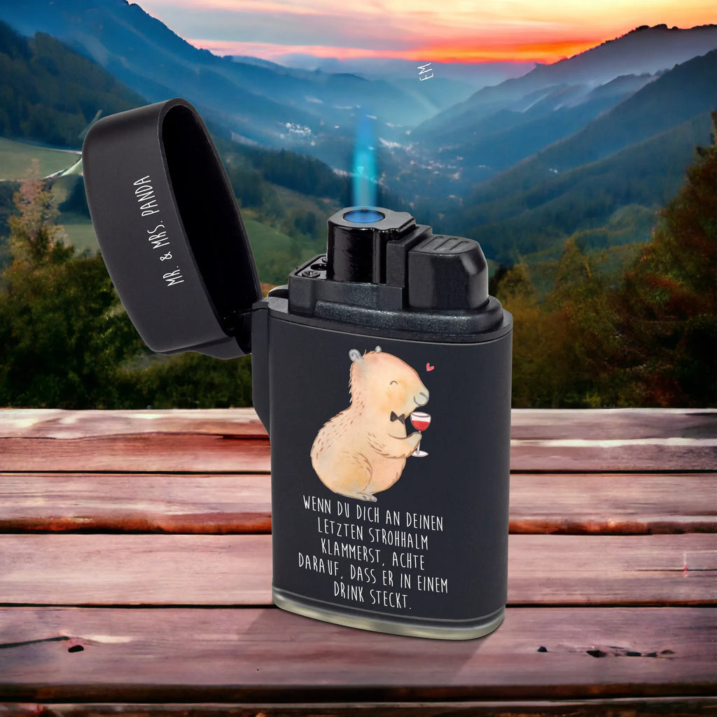 Zapalniczka kapibara wino Motywy zwierzęce, dobra energia, zabawne powiedzonka, zwierzęta