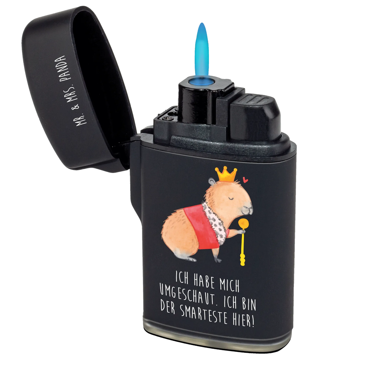 Feuerzeug Capybara König sturmfeuerzeug, gasfeuerzeuge, Feuerzeug, anzünder, Feuerzeuge, zündgerät, Zünder, Gasfeuerzeug, sturmfeuerzeuge, zigarettenanzünder, gas anzünder, Lustige Sprüche, Tiere, Tiermotive, Gute Laune, König, Capybara
