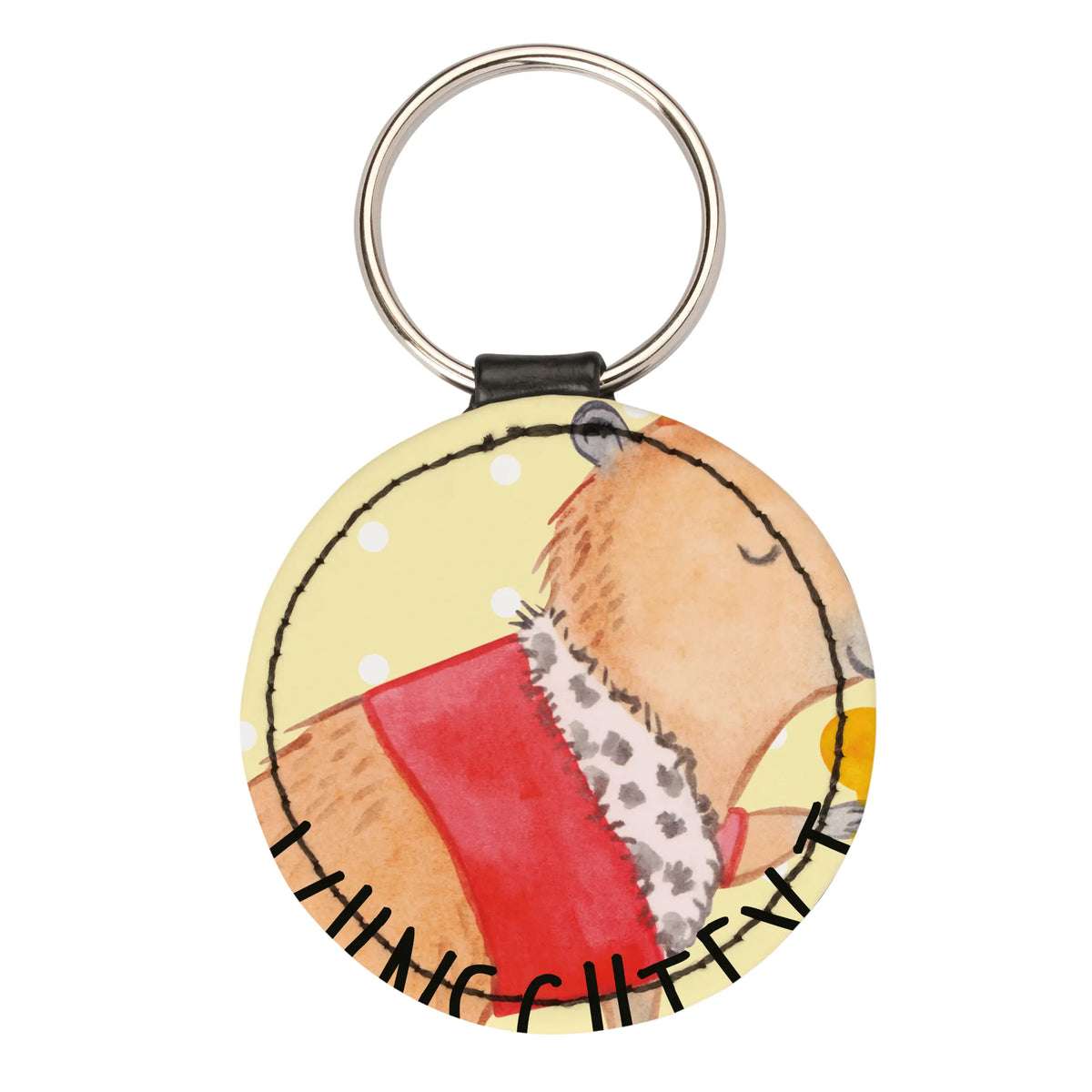 Personalised key ring Capybara King small animals, cute, funny, cute animal motives, hand drawn, small world, funny sayings, good mood, happy, gifts, gift ideas, special gifts, animal lover, card