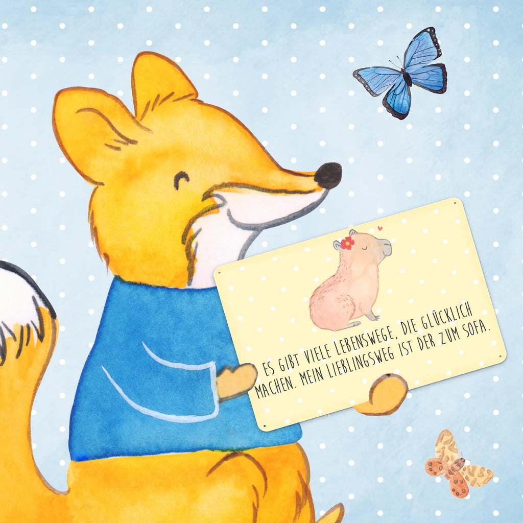 Metalowy szyld Kapibara kwiat Türschild Metall, Blechschild Büro, Blechschild Für Frauen, Blechschild Für Männer, Blechschild Groß, Dekoschild Metall, Blechschild Zum Aufhängen, Wandschild Metall, Blechschild Küche, Blechschild, Tiere, Gute Laune, Tiermotive, Lustige Sprüche, Capybara