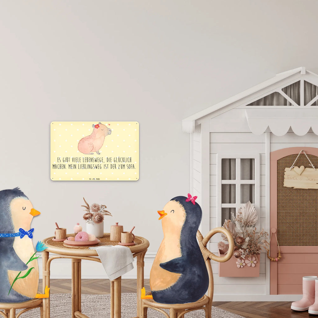 Metalowy szyld Kapibara kwiat Türschild Metall, Blechschild Büro, Blechschild Für Frauen, Blechschild Für Männer, Blechschild Groß, Dekoschild Metall, Blechschild Zum Aufhängen, Wandschild Metall, Blechschild Küche, Blechschild, Tiere, Gute Laune, Tiermotive, Lustige Sprüche, Capybara