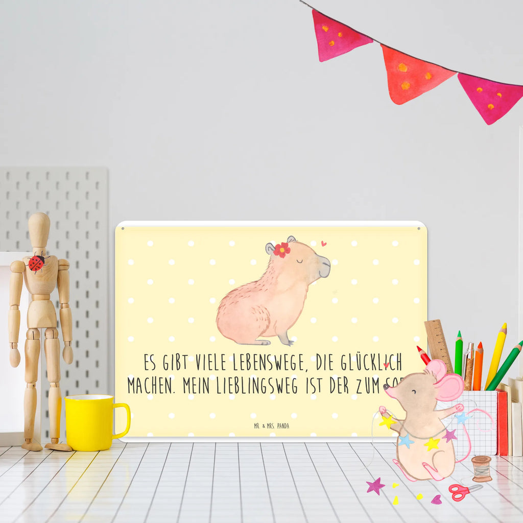 Metalowy szyld Kapibara kwiat Türschild Metall, Blechschild Büro, Blechschild Für Frauen, Blechschild Für Männer, Blechschild Groß, Dekoschild Metall, Blechschild Zum Aufhängen, Wandschild Metall, Blechschild Küche, Blechschild, Tiere, Gute Laune, Tiermotive, Lustige Sprüche, Capybara