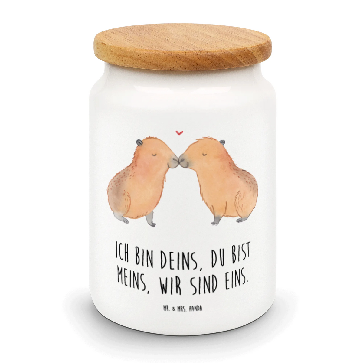 Storage jar Capybara love kitchen canister, preservative jar, storage jar, canister, kitchen storage solutions, airtight container, cookie jar, food storage container, bulk food storage, ceramic jar, pantry storage, snack jar, treat jar, small animals, cute, funny, cute animal motives, hand drawn, small world, funny sayings, good mood, happy, gifts, gift ideas, special gifts, animal lover, card