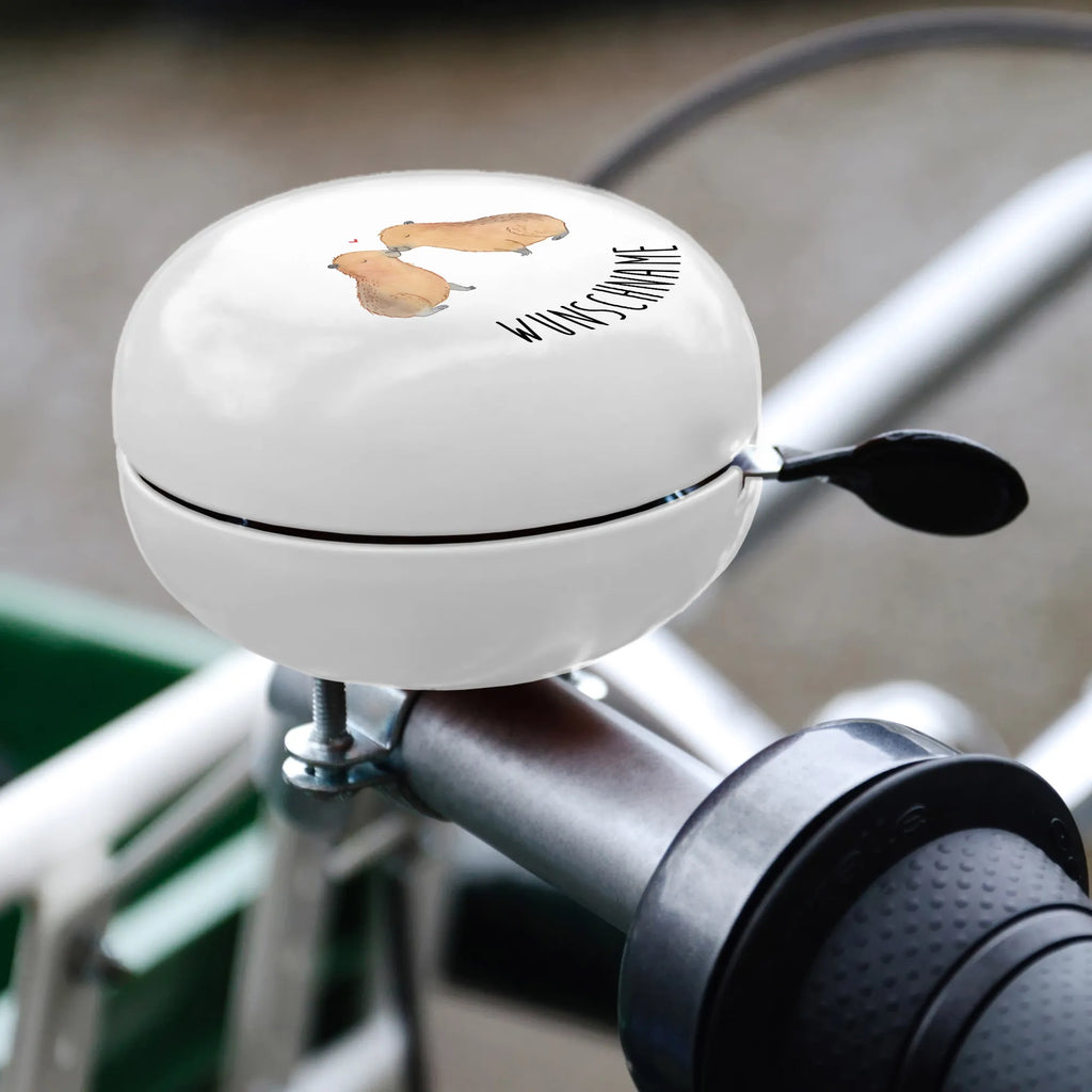 Personalizowany dzwonek rowerowy kapibara miłość Motywy zwierzęce, dobra energia, zabawne powiedzonka, zwierzęta