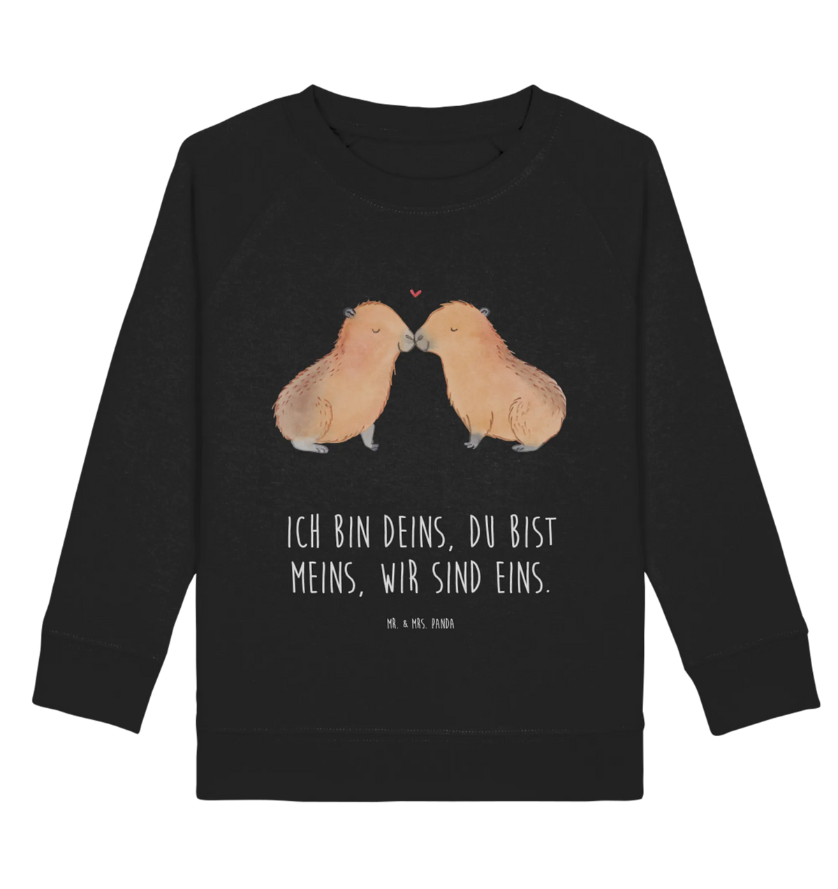 Organic Kinder Pullover Capybara Liebe Kinder Sweatshirt, Kinder Pullover, Tiere, Gute Laune, Lustige Sprüche, Tiermotive, Tierliebe, Kuschel Capybaras, Paar, Ehejubiläum, Partnertiere, Geschenkidee, Capybara, Herzlich, Ich Bin Deins, Romantisches Geschenk, Valentinstag, Handgezeichnet, Jahrestag, Liebe, Liebesspruch, Du Bist Meins, Verschmolzen, Liebesbeweis, Beziehung, Verliebt