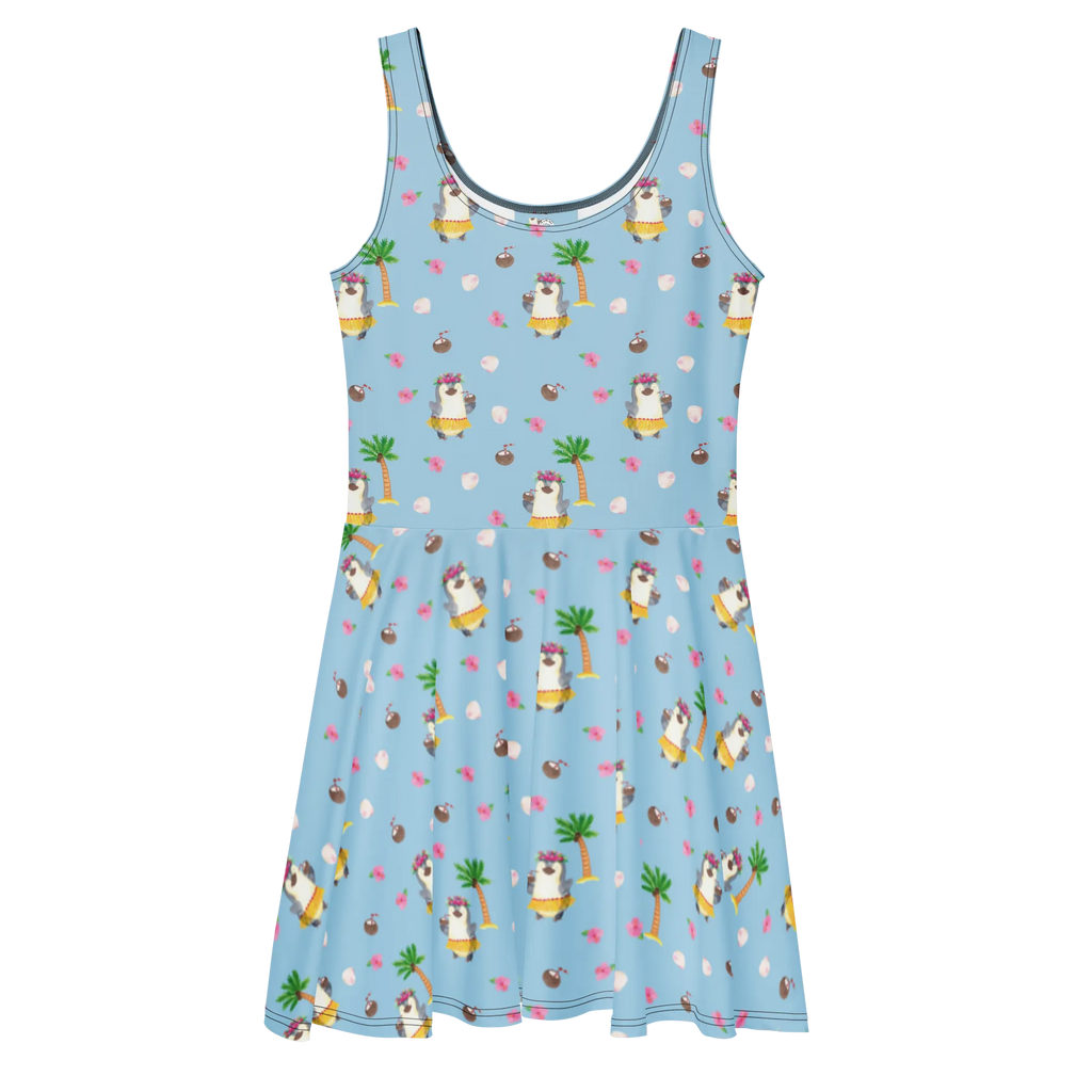 Sukienka letnia Pingwin z Kokosem Sommerkleid, Skaterkleid, Kleid, Pinguin, Hawaii, Pinguine, Kokosnuss, Aloha, Urlaub