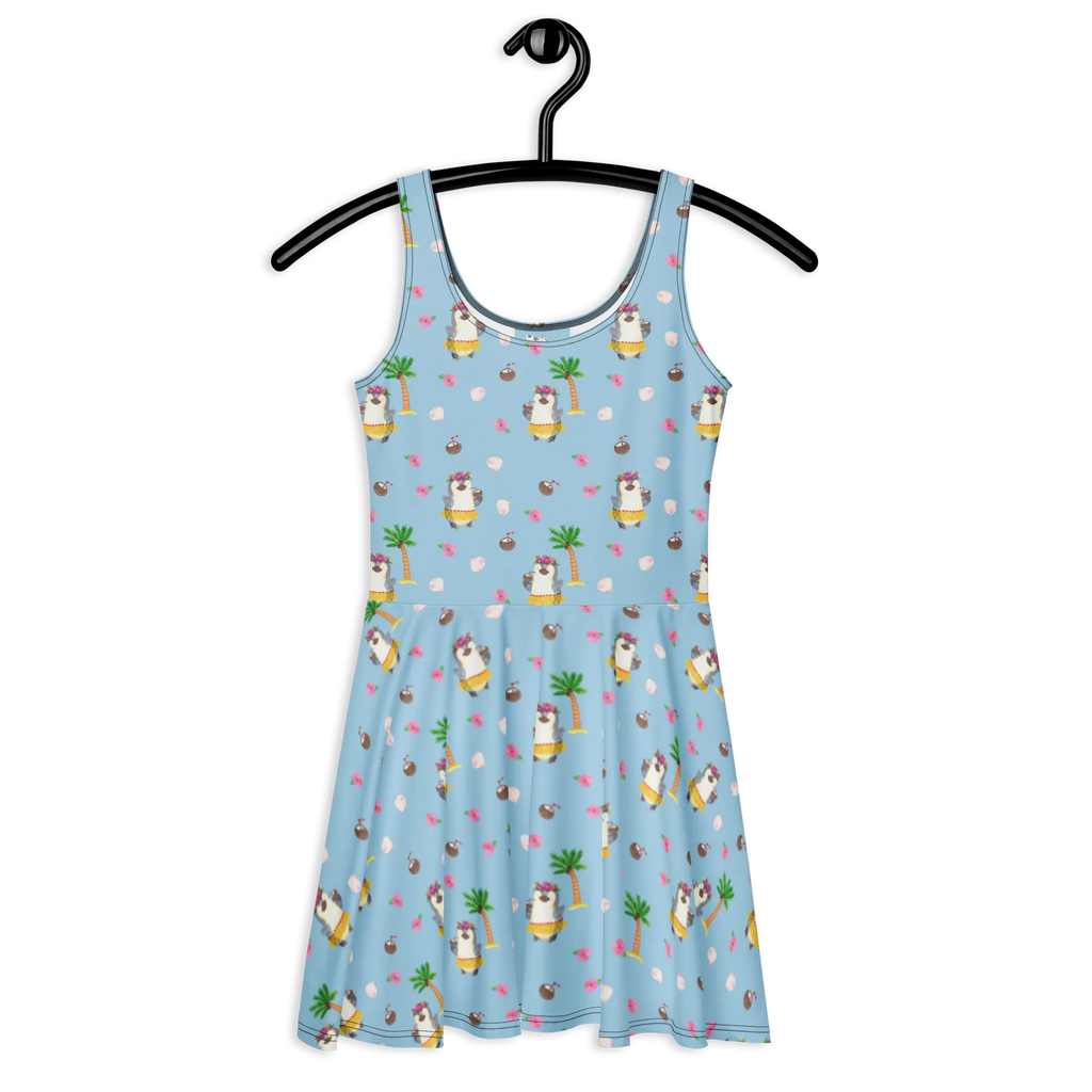 Sukienka letnia Pingwin z Kokosem Sommerkleid, Skaterkleid, Kleid, Pinguin, Hawaii, Pinguine, Kokosnuss, Aloha, Urlaub