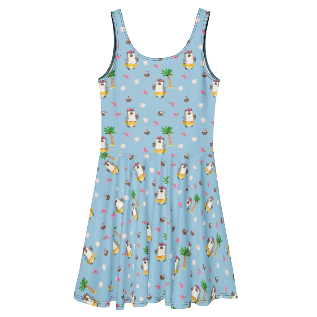 Sukienka letnia Pingwin z Kokosem Sommerkleid, Skaterkleid, Kleid, Pinguin, Hawaii, Pinguine, Kokosnuss, Aloha, Urlaub