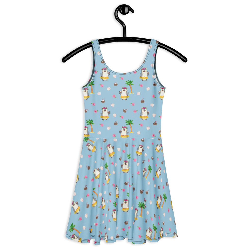 Sukienka letnia Pingwin z Kokosem Sommerkleid, Skaterkleid, Kleid, Pinguin, Hawaii, Pinguine, Kokosnuss, Aloha, Urlaub