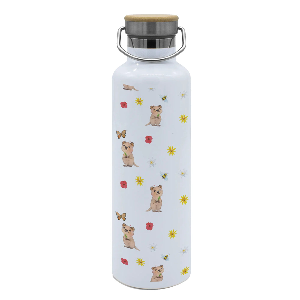 Drinks bottle Quokka Happy small animals, cute, funny, cute animal motives, hand drawn, small world, funny sayings, good mood, happy, gifts, gift ideas, special gifts, animal lover, card
