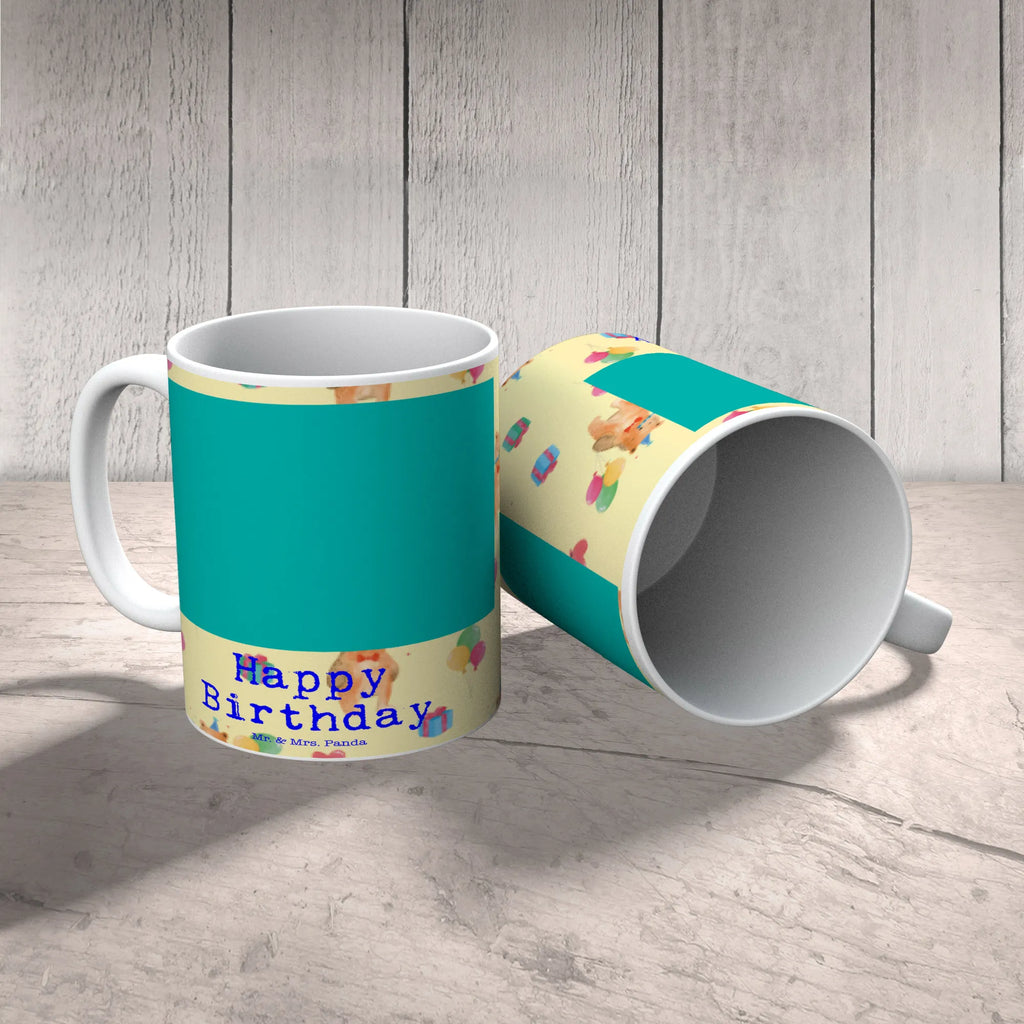 Tasse Bär Geburtstag Muster Tasse, Tasse mit Zitaten, Tasse mit Motiven, Keramiktasse, Geschenktasse, Kaffeetasse, Teetasse, Porzellantasse, Bürotasse, Bär, Teddy, Teddybär, Alles Gute, Geburtstag, Happy Birthday, Glückwunsch