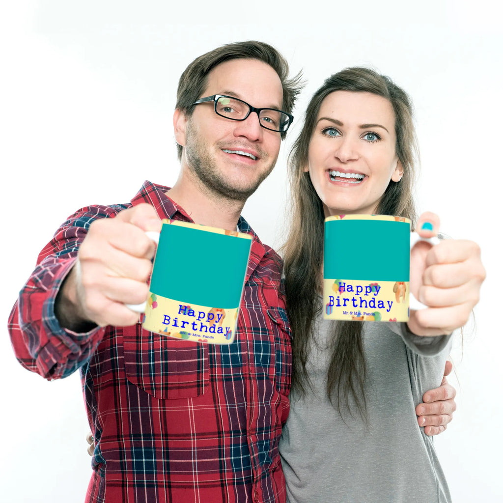 Tasse Bär Geburtstag Muster Tasse, Tasse mit Zitaten, Tasse mit Motiven, Keramiktasse, Geschenktasse, Kaffeetasse, Teetasse, Porzellantasse, Bürotasse, Bär, Teddy, Teddybär, Alles Gute, Geburtstag, Happy Birthday, Glückwunsch