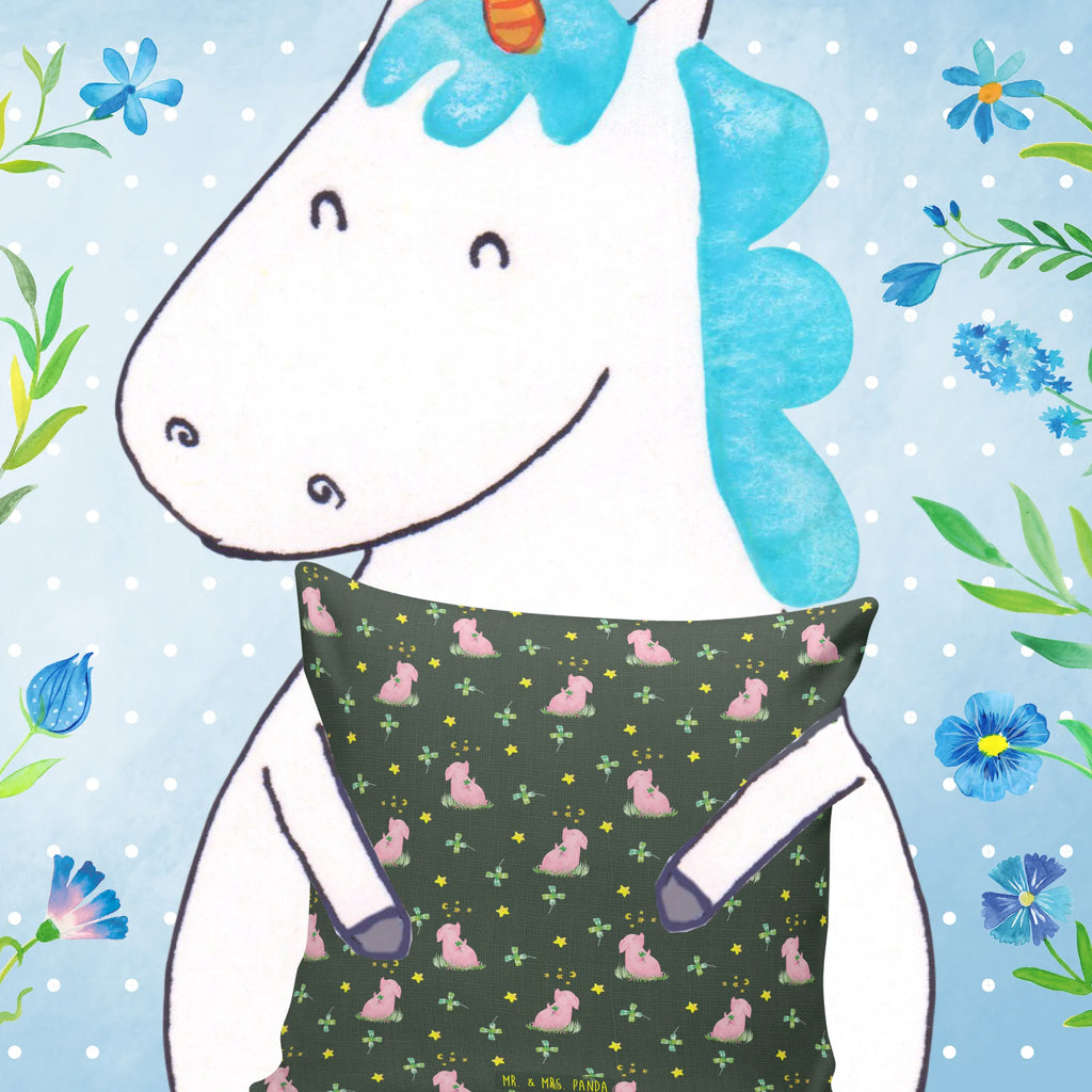 Cushion Pig Luck soft, Pillow, settee, pad, pillows, bedroom, 40x40, couch, 40 x 40, bed, pillow case, cushion, sofa, fluffy, small animals, cute, funny, cute animal motives, hand drawn, small world, funny sayings, good mood, happy, gifts, gift ideas, special gifts, animal lover, card, goals, Lucky bastard. Luck, lucky charm, stars, dreams, pig, asterisks, motivation, piglet