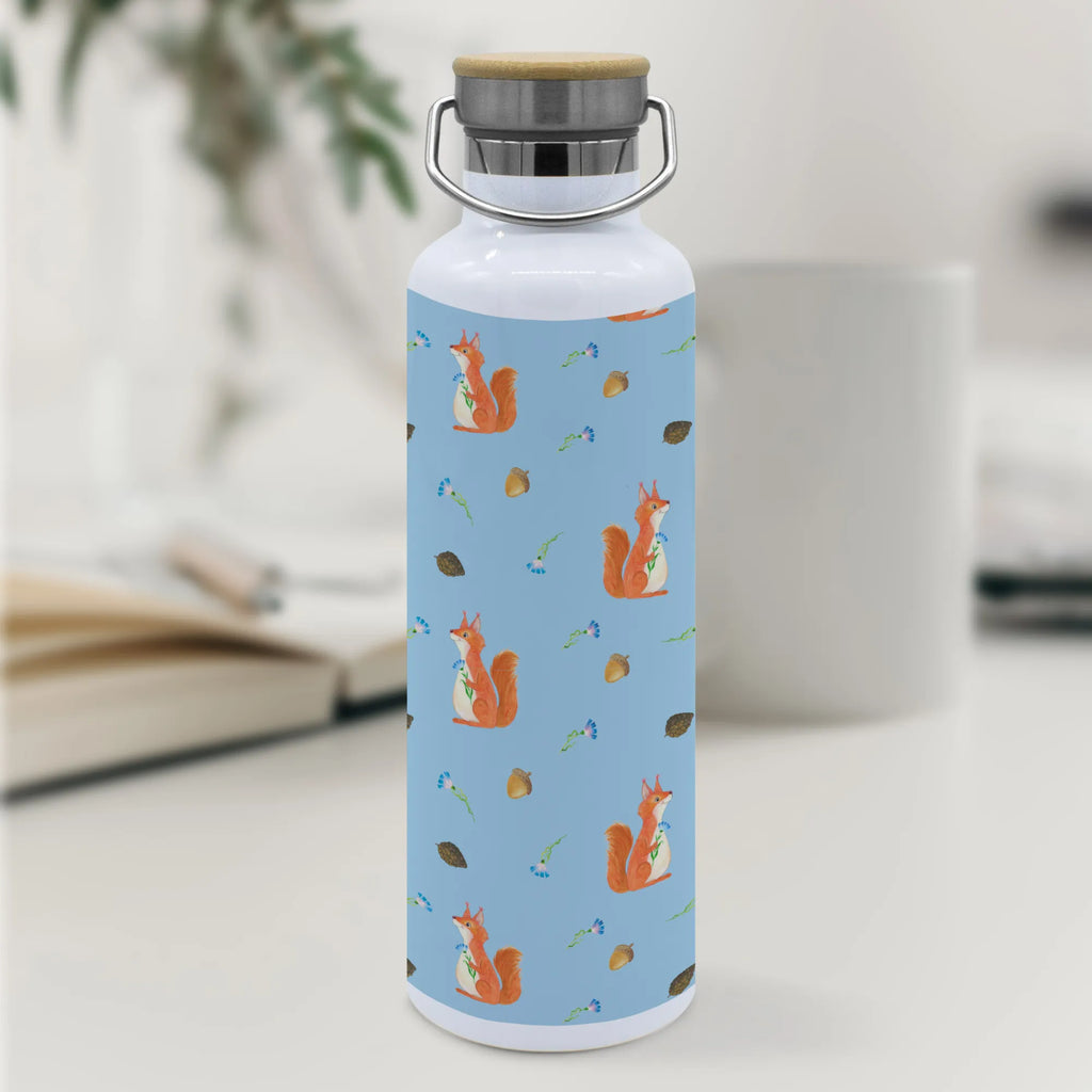 Drinks bottle Squirrel flower small animals, cute, funny, cute animal motives, hand drawn, small world, funny sayings, good mood, happy, gifts, gift ideas, special gifts, animal lover, card, squirrel, laughter, happy saying, positive saying, motivation sayings, Squirrel, motivation pictures, fun, saying decoration