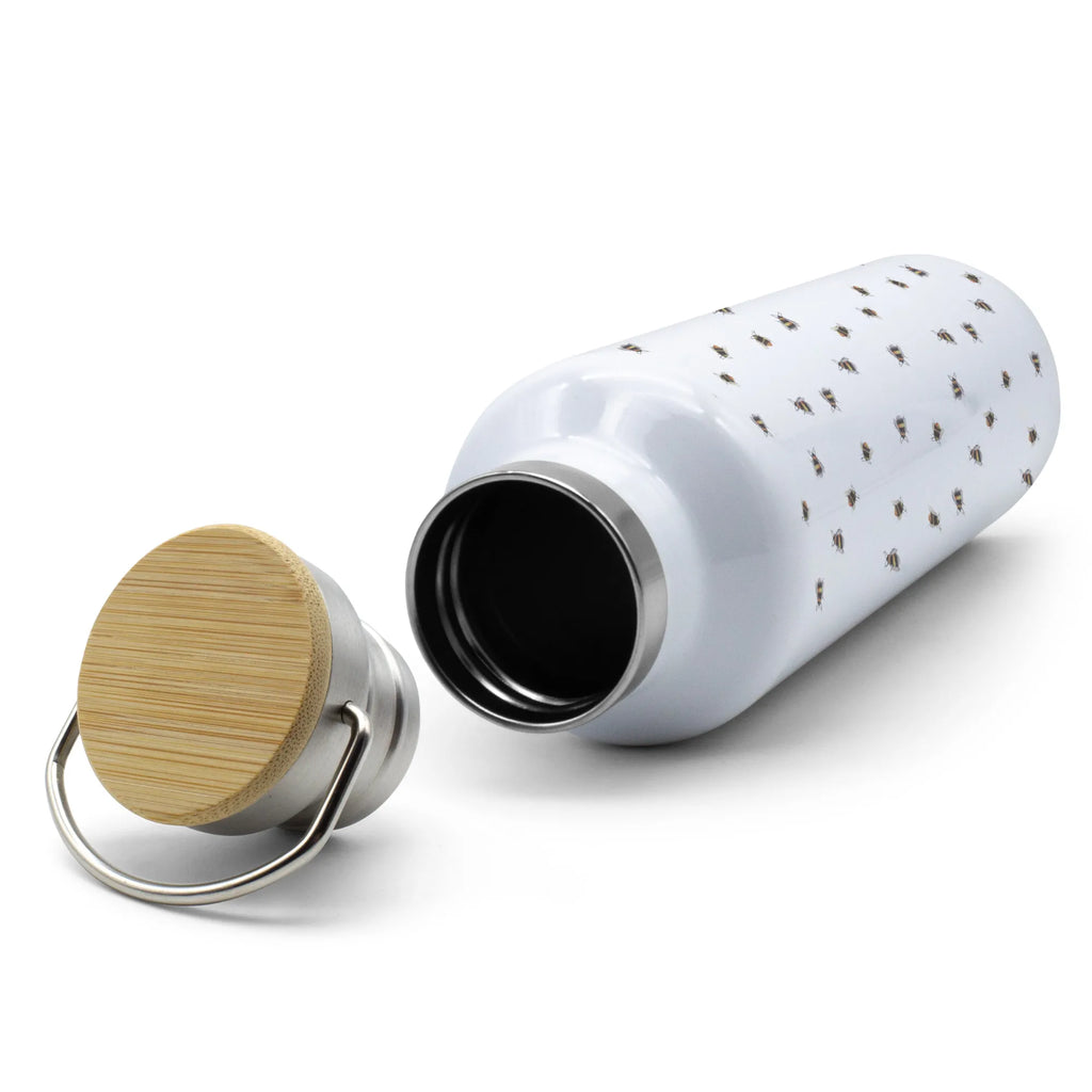 Drinks bottle bumblebee fluffy small animals, cute, funny, cute animal motives, hand drawn, small world, funny sayings, good mood, happy, gifts, gift ideas, special gifts, animal lover, card, Nature, Fluffy, Bee, Flower, Bumblebee