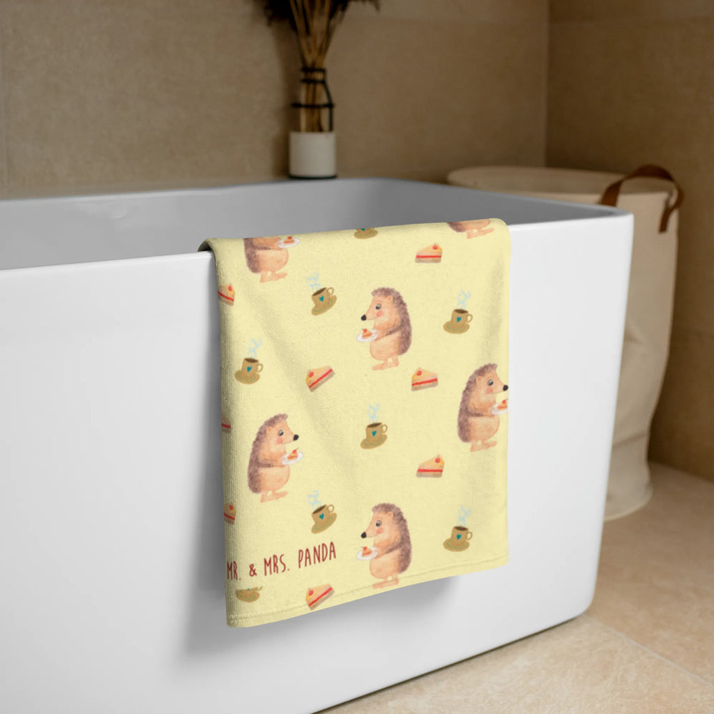 XL ręcznik kąpielowy jeż kawałek ciasta Motywy zwierzęce, dobra energia, zabawne powiedzonka, zwierzęta