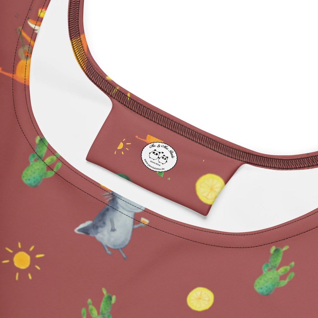 Sommerkleid Axolotl Tequila Muster Kleid, Sommerkleid, Skaterkleid, Axolotl, Molch, Lurche, Feuerdrache, Sombrero, Axolot, Mexiko, Spruch, Tequila, Motivation, Schwanzlurch, Feuersalamander, Zitrone, Mexico, Lurch