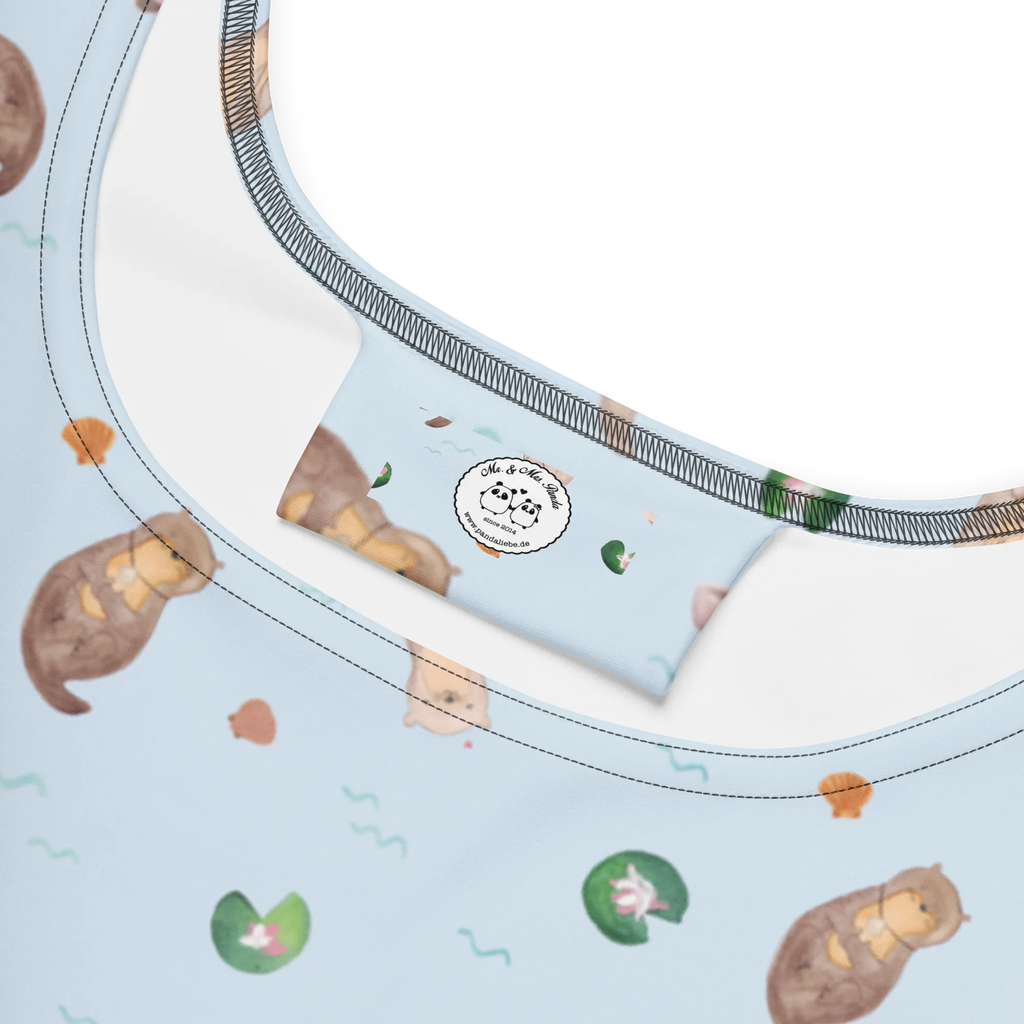 Summer dress otter shell Skaterkleid, Kleid, Sommerkleid, Fischotter, Seeotter, Otter, träumen, grübeln, Tagträumen, Motivation, Otterliebe, Büro