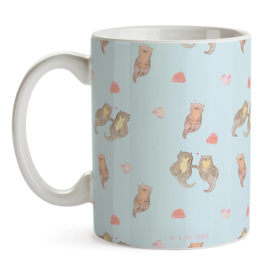 Mug otter holding hands tea mug, coffee mug, mug with designs, ceramic mug, personalized mug, office mug, latte mug, custom mug, mug, porcelain mug, novelty mug, mug with quotes, gift mug, otter, marten, sea otter, European otter, water mammal, aquatic animal, baby otter, predator, water, otter gifts, animal lover, gift ideas for animal lovers, animal, mammal, water animal, gifts for people in love, Otter Sea Otter Lake Otter
