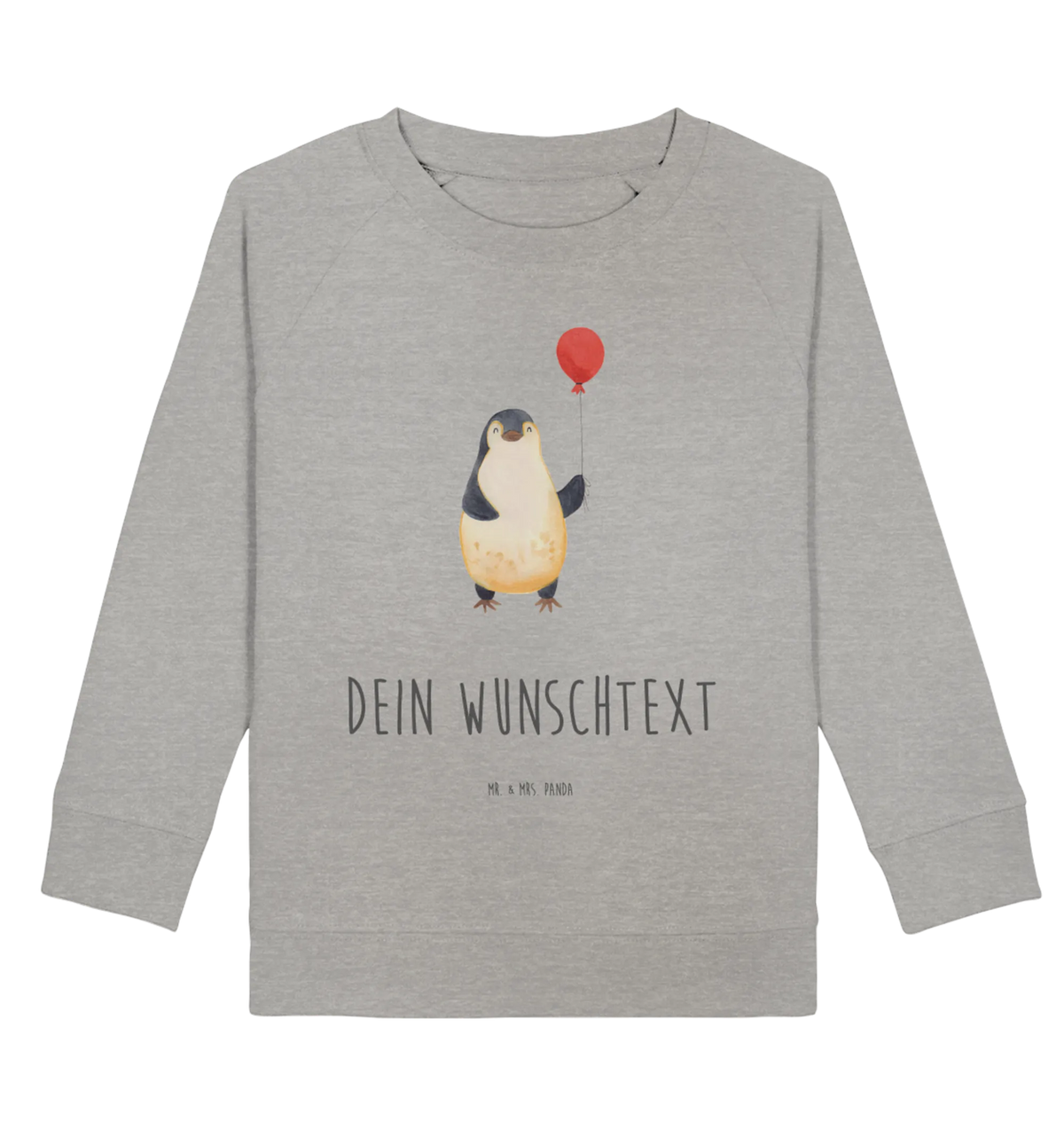  pingwin balon Personalisierter Kinder Pullover, Personalisiertes Kinder Sweatshirt, Pinguin, Neues Leben, Lebenslust, Geschenk Freundin, Beste Freundin, Glück, Neustart, Liebe, Luftballon, Pinguine, Geschenkidee, Motivation, Tagträume