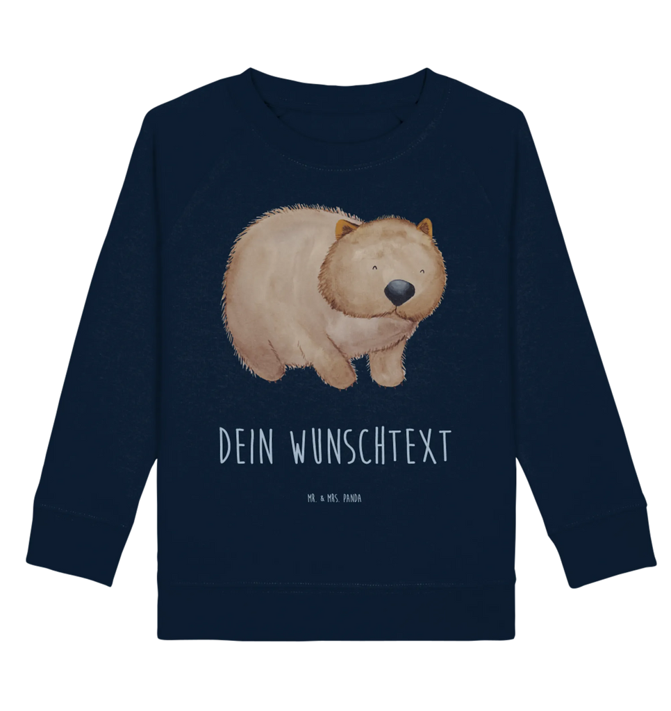 Personalisierter Kinder Pullover Wombat Personalisiertes Kinder Sweatshirt, Personalisierter Kinder Pullover, Jungen, Mädchen, Tiermotive, Gute Laune, lustige Sprüche, Tiere, Das Leben ist schön, Motivation, Spruch, Wombat, Australien