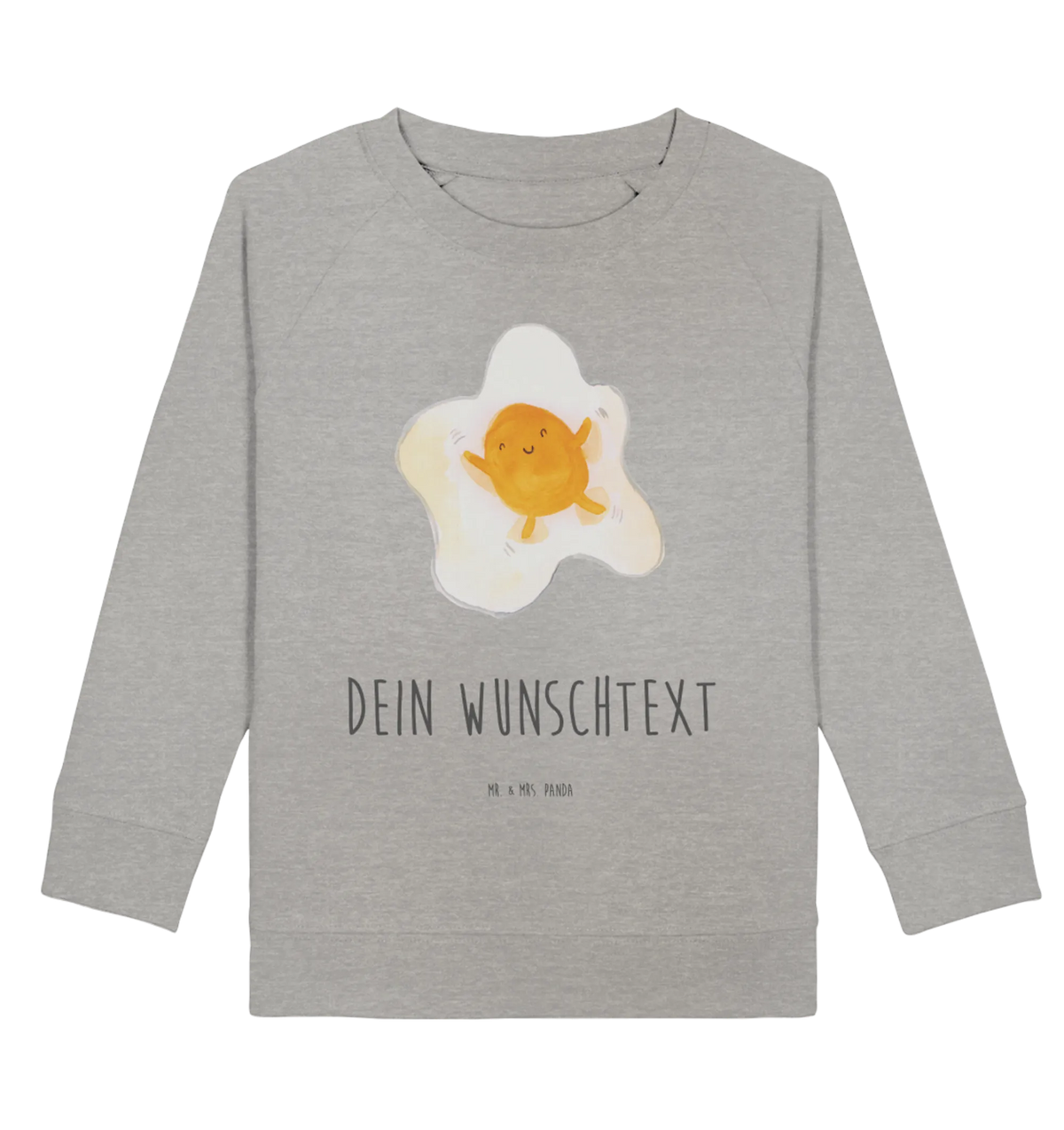 Personalisierter Kinder Pullover Spiegelei Ei Personalisiertes Kinder Sweatshirt, Personalisierter Kinder Pullover, Lustige Sprüche, Tiere, Tiermotive, Gute Laune, Glücklich, Liebe, Spiegelei, Tag, Schön, Ei