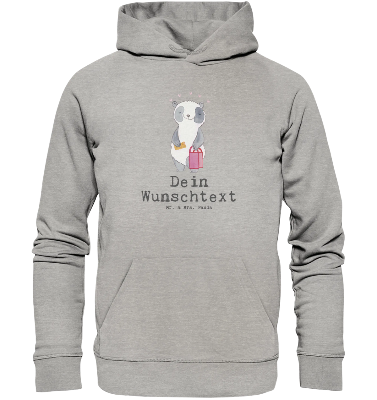 Spersonalizowana bluza z kapturem Panda Zakupy Wyróżnienie, Prezent, Wygrana, Dyscyplina sportowa, Darować, Dziękuję, Dzięki, Sportowiec