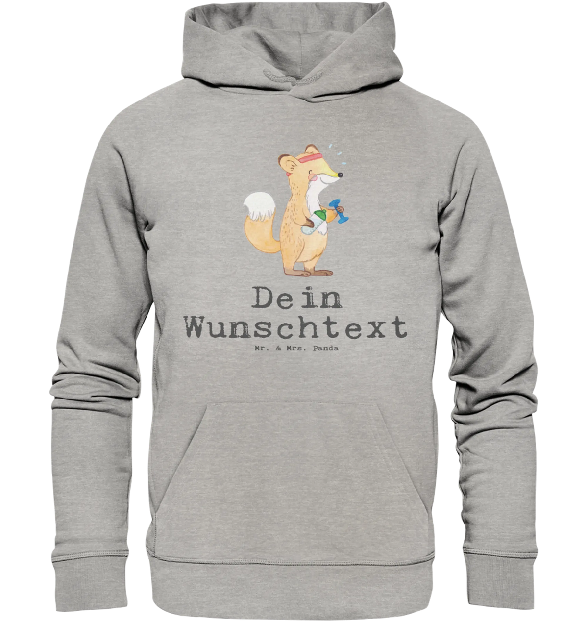 Personalized hoodie Fox fitness giving, athlete, profit, award, thank you, Gift, weight training, exercising, sports club