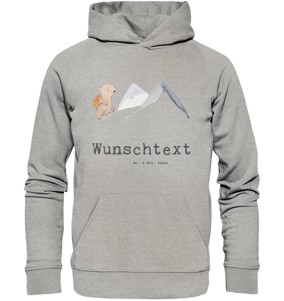 Personalized hoodie bear Rockclimbing award, Gift, giving, athlete, profit, thank you, mountain sports, alpine hiking, alpinism, Mountaineering, hiking