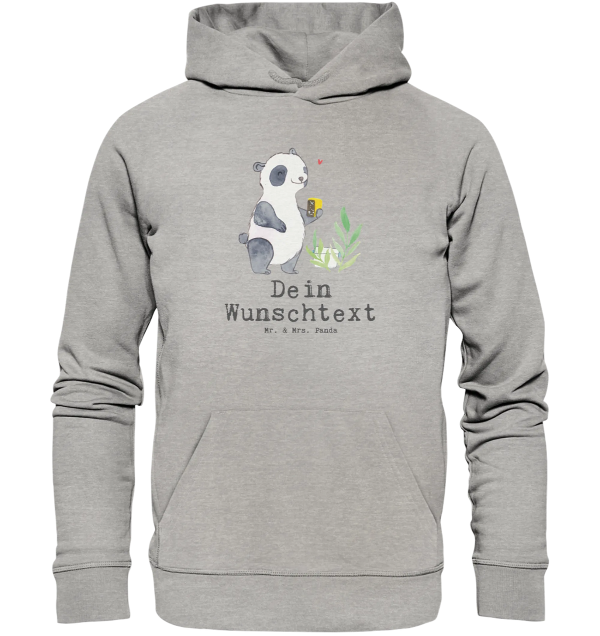 Personalized hoodie panda geocaching Gift, athlete, profit, award, thank you, giving, open caching, GPS scavenger hunts, treasure hunts