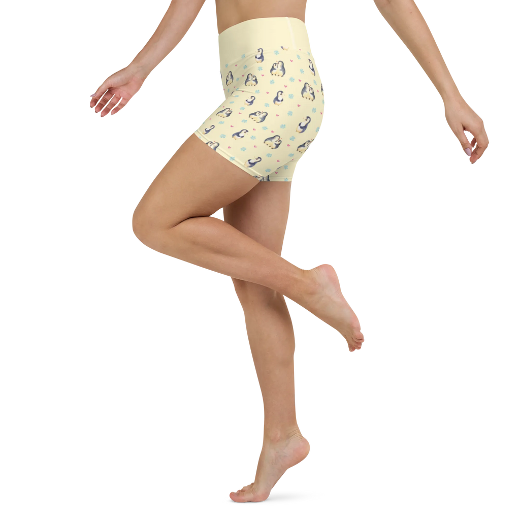 Szorty do jogi Pingwin przytulać Sporthose, Yoga Shorts Damen, Yogabekleidung, Fitnesshose, Sportbekleidung, Sportshorts Damen, Yoga Shorts, Sportshorts, Yogashorts, Pinguin, Liebesbeweis, Hochzeit, Hochzeitstag, Verlobung, Liebespaar, Hochzeitsgeschenk, Jahrestag, Liebesgeschenk, Liebe