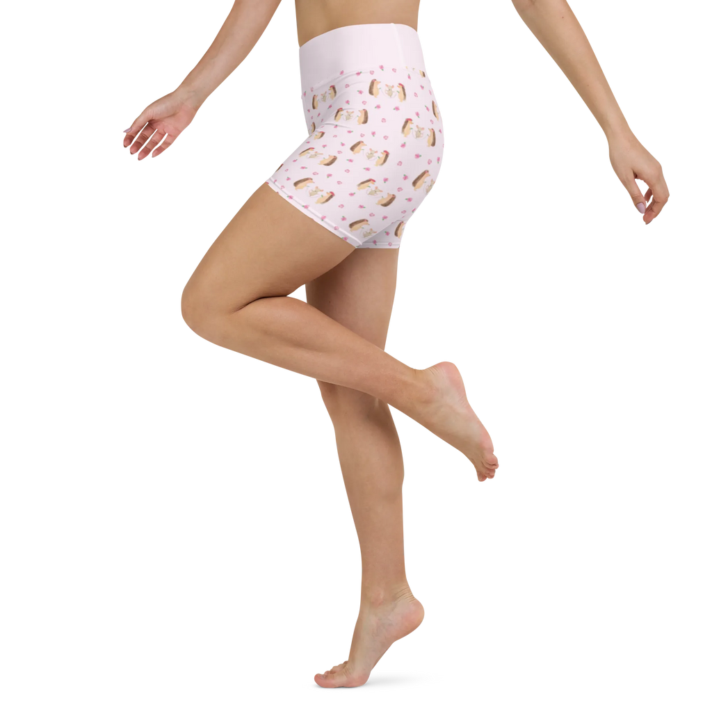 Szorty do jogi jeż Skakanie na skakance Yogashorts, Yoga Shorts, Sportshorts, Sportbekleidung, Fitnesshose, Sporthose, Yogabekleidung, Yoga Shorts Damen, Sportshorts Damen, Tiermotive, Gute Laune, lustige Sprüche, Tiere, Igel, Seilspringen, Maus, Kinder, Kindergarten, Seilhüpfen