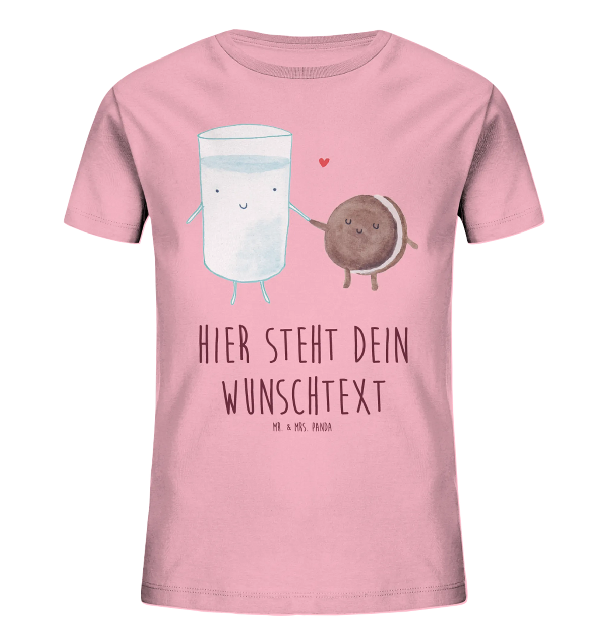 Personalized Children's T-Shirt milk biscuit card, gift ideas, gifts, small animals, cute, cute animal motives, hand drawn, funny sayings, good mood, special gifts, animal lover, romantic, invitation breakfast, perfect couple, biscuit, motif sweet, cookies