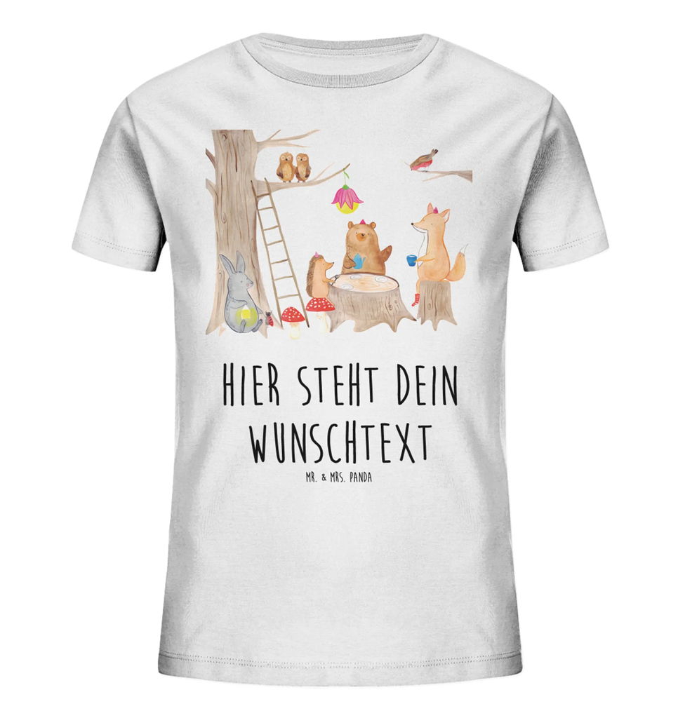 Spersonalizowana koszulka dla dzieci zwierzęta leśne piknik Personalisiertes Kinder T-Shirt, Lustige Sprüche, Tiere, Tiermotive, Gute Laune, Fuchs, Igel, Wald, Maus, Picknick, Waldtiere, Hase, Eichhörnchen