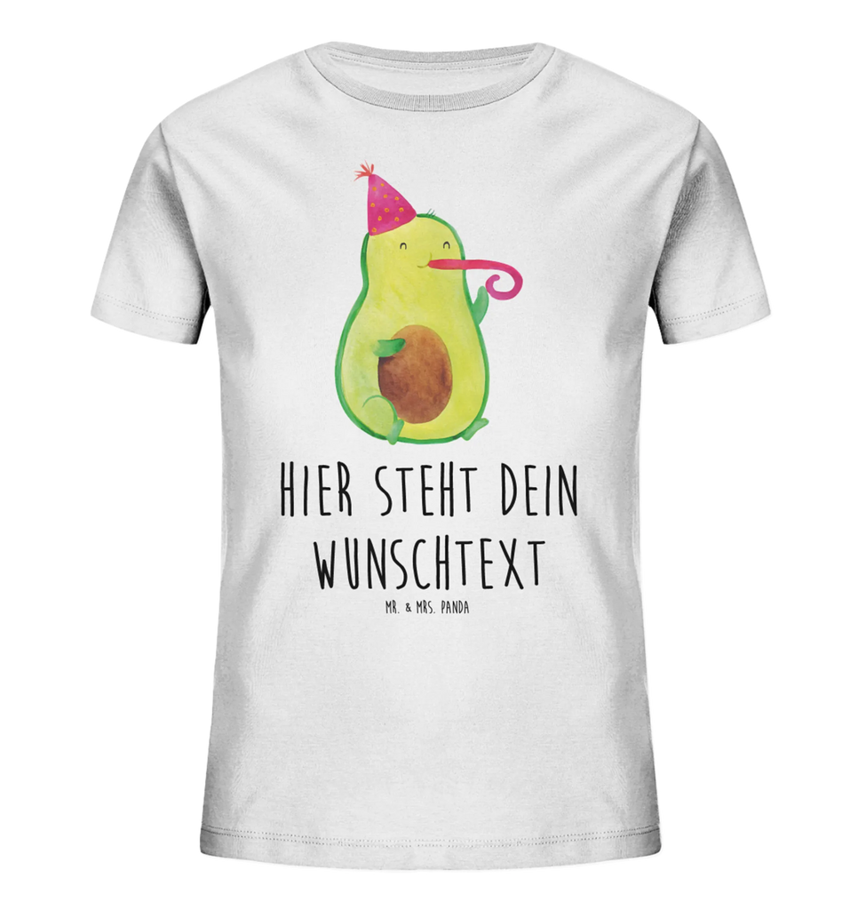 Spersonalizowana koszulka dla dzieci Awokado impreza Personalisiertes Kinder T-Shirt, Avocado, Veggie, Gesund, Vegan, Party, Feier, Tröte, Gute Laune, Feierlichkeit, Geburtstag, Fete