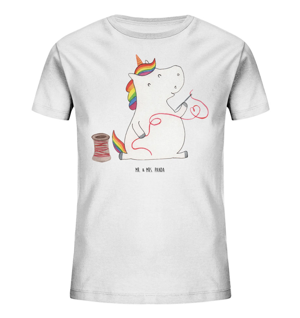 Organiczna koszulka dziecięca Jednorożec krawcowa Kinder T-Shirt Jungen, Kinder T-Shirt Mädchen, Kinder T-Shirt, Unicorn, Einhorn, Einhörner, Einhorn Deko, Näherin, Nähzimmer, Mädchen, Nähen, Stricken, Basteln, Häkeln, Freundin